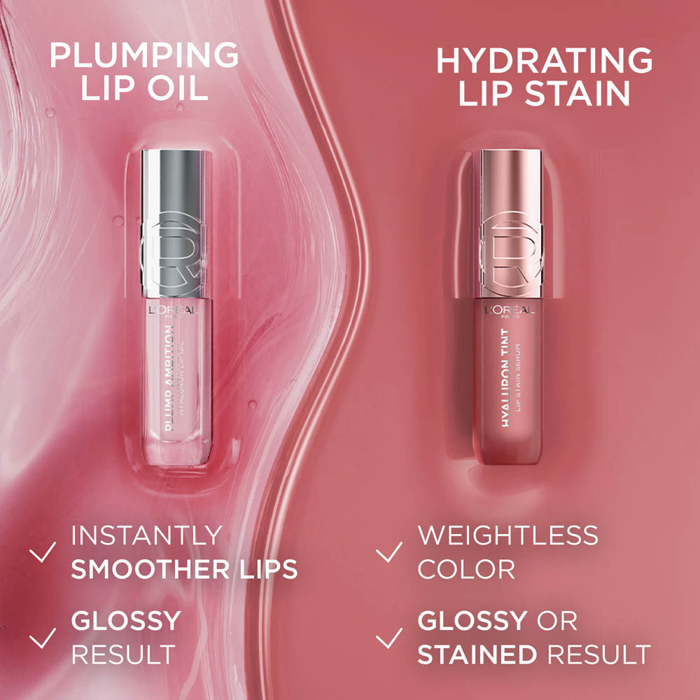 L'Oreal Paris Hyaluron Tint Lip Stain Serum Weightless Color