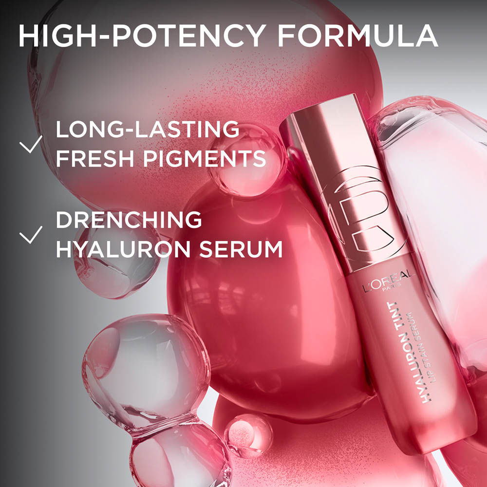 L'Oreal Paris Hyaluron Tint Lip Stain Serum Weightless Color