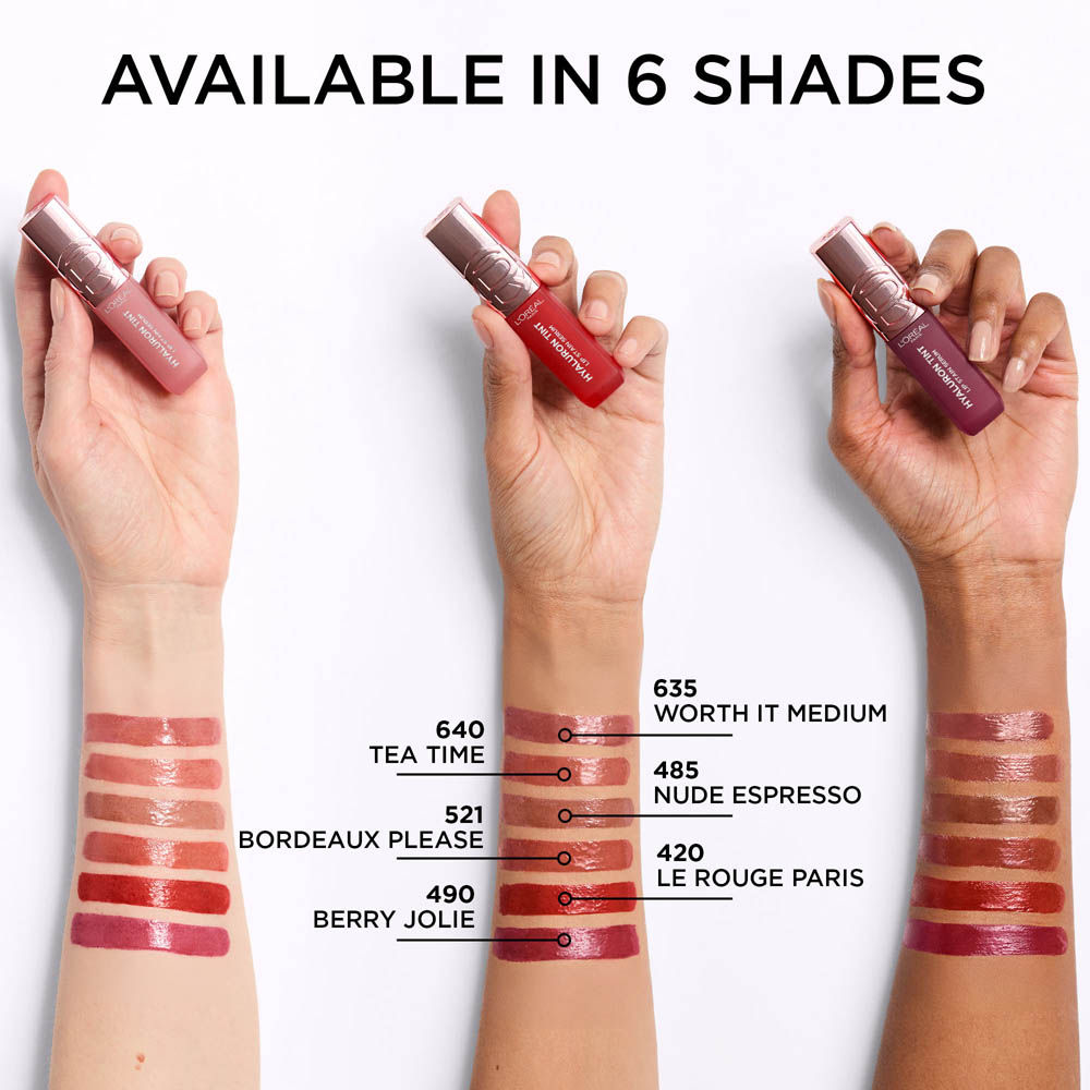 L'Oreal Paris Hyaluron Tint Lip Stain Serum Weightless Color