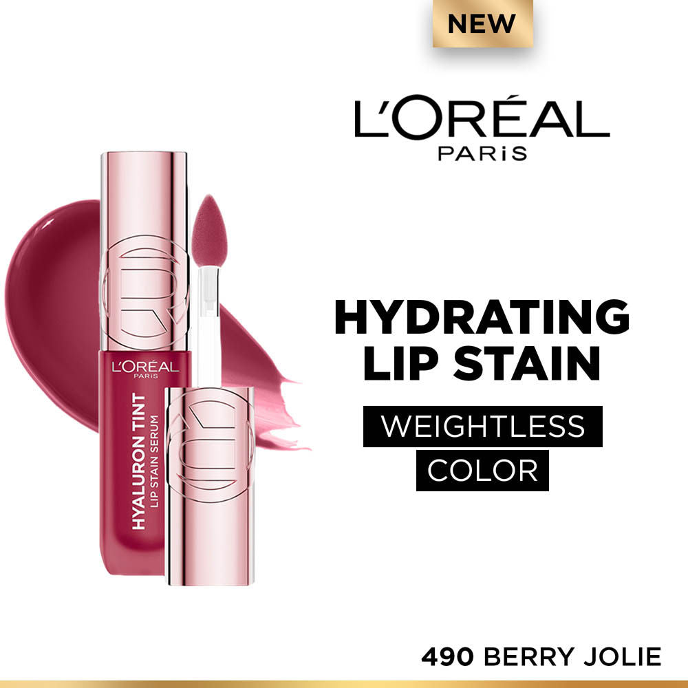 L'Oreal Paris Hyaluron Tint Lip Stain Serum Weightless Color