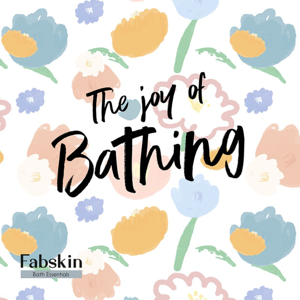 Fabskin Luxury Bathing Round Loofah Bath Sponge - White