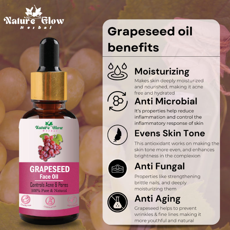 Nature Glow Herbal Grapeseed Facial Oil