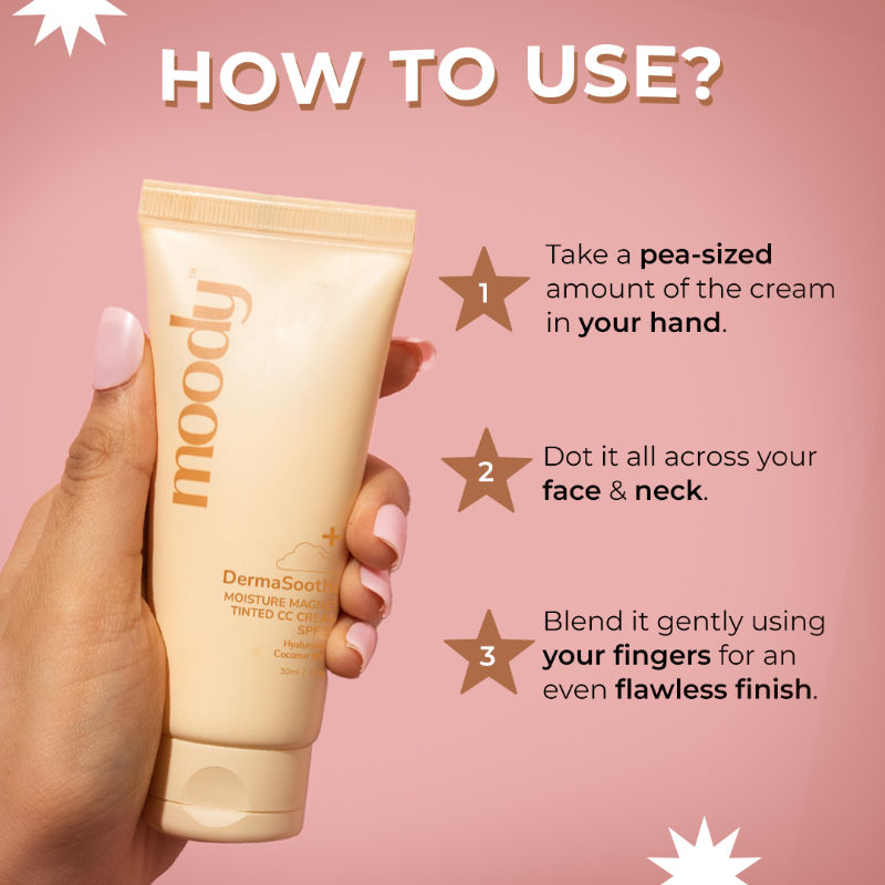 Moody Derma Soothe Moisture Magnet Tinted CC Cream With SPF 30