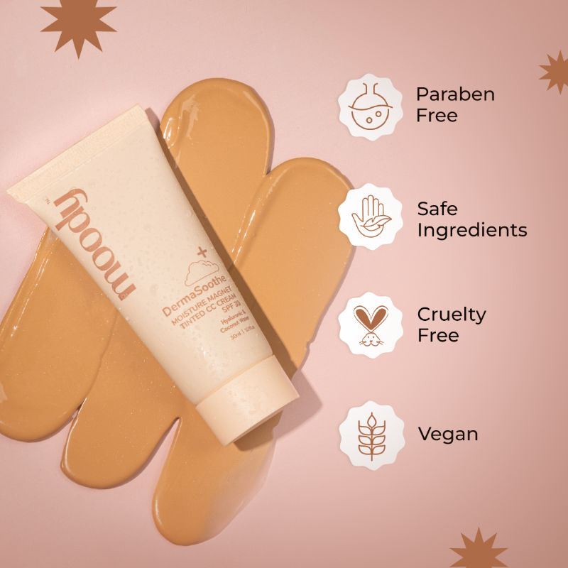 Moody Derma Soothe Moisture Magnet Tinted CC Cream With SPF 30