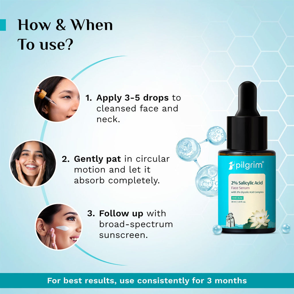 Pilgrim Salicylic & Glycolic Acid Anti Acne Serum