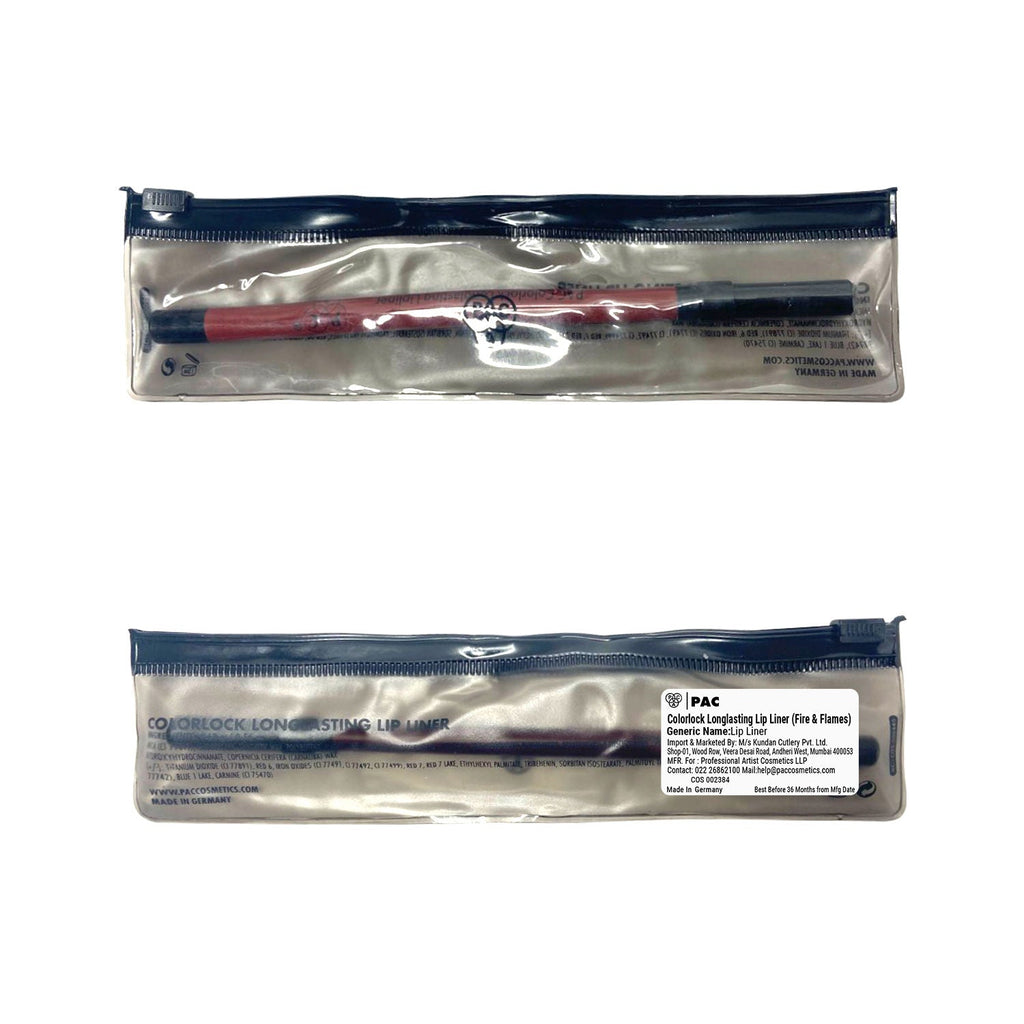PAC Colorlock Longlasting Lip Liner - Fire & Flames