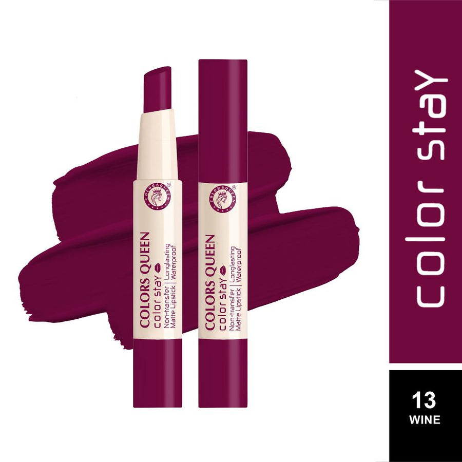 Colors Queen Color Stay Longlasting & Matte Lipstick Waterproof