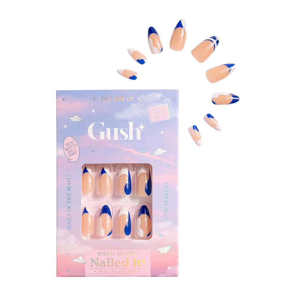 Gush Beauty Nailed It Reusable Luxury Press On Nails (Abstract Shape)