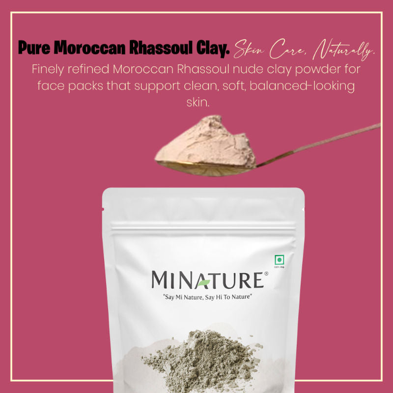 MINATURE Moroccan Rhassoul Nude Clay Powder