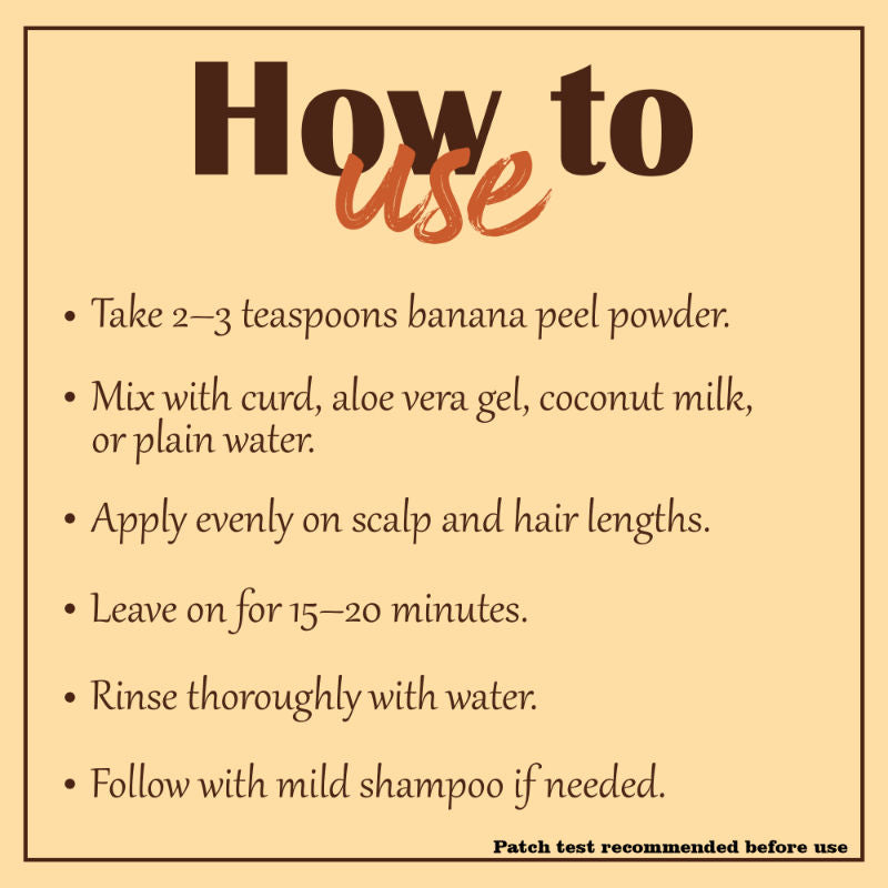 MINATURE Banana Peel Powder