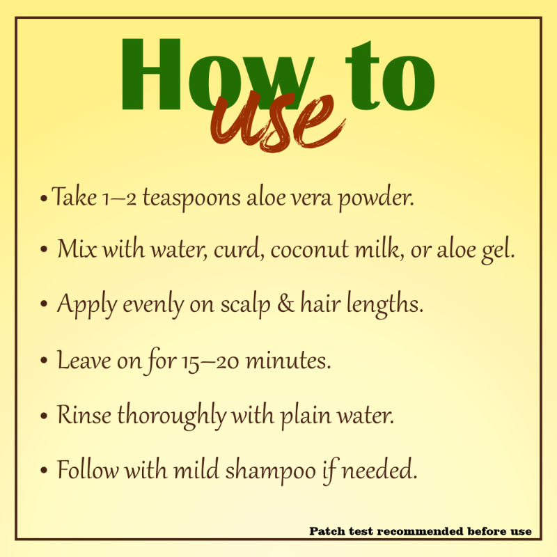 MINATURE Aloe Vera Organic Powder
