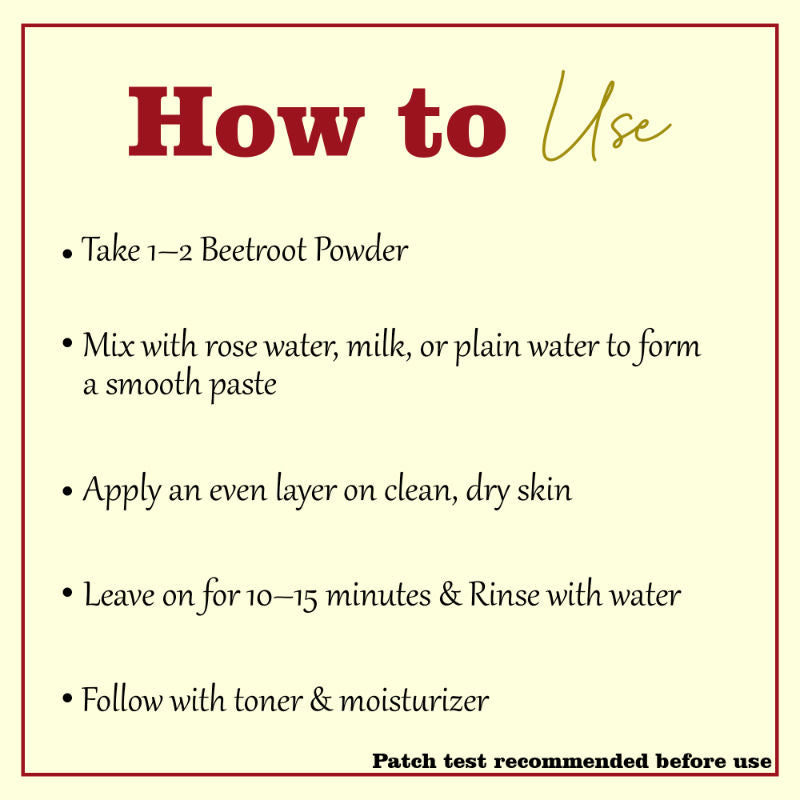 MINATURE Beetroot Spray Dried Powder