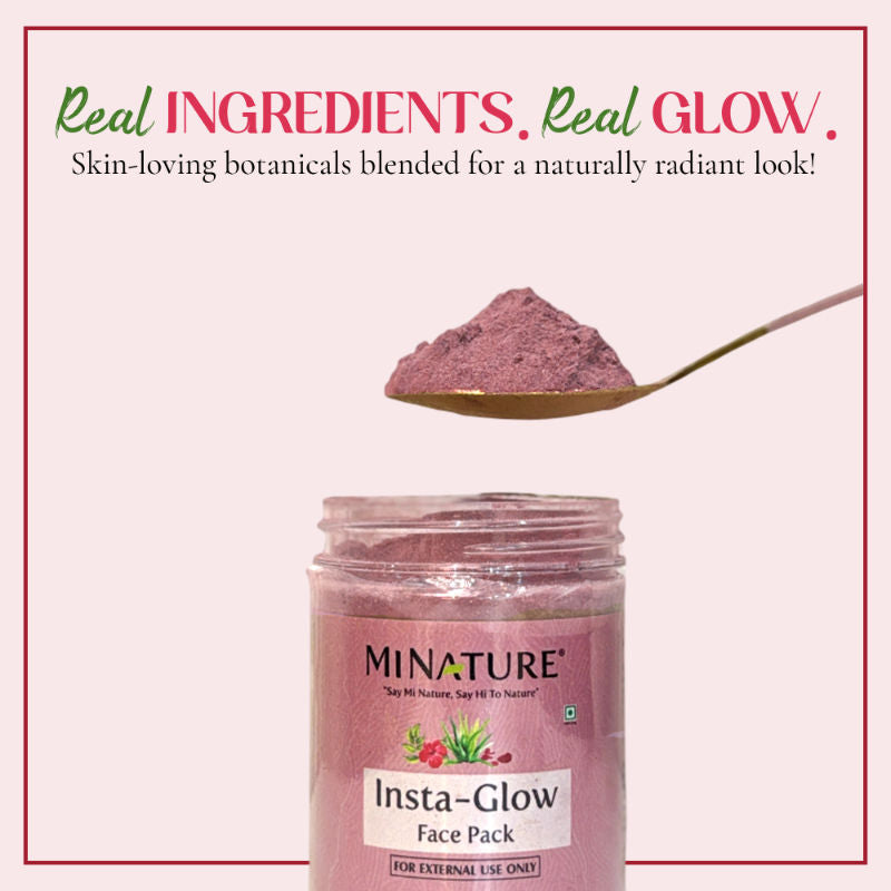 MINATURE Insta Glow Face Pack