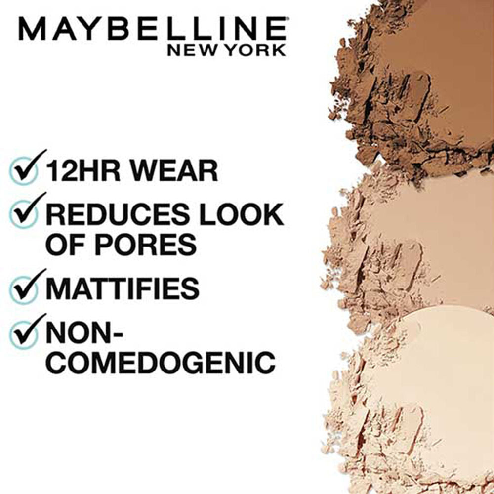 Maybelline New York Fit Me Matte + Poreless Pressed Powder, Lightweight - 110 Porcelain