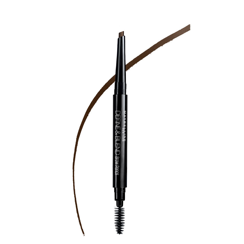 Maybelline New York Define & Blend Brow Pencil for Perfect Brows, Eyebrow Pencil - Grey Brown
