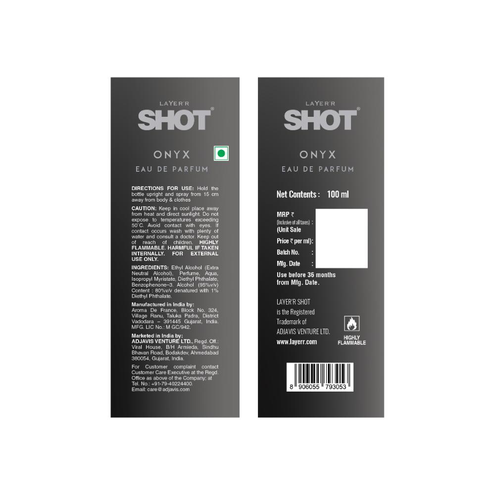 Layer'r Shot Onyx EDP For Him