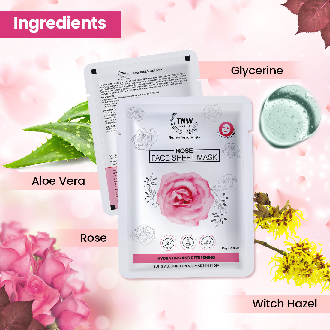 TNW The Natural Wash Face Sheet Mask