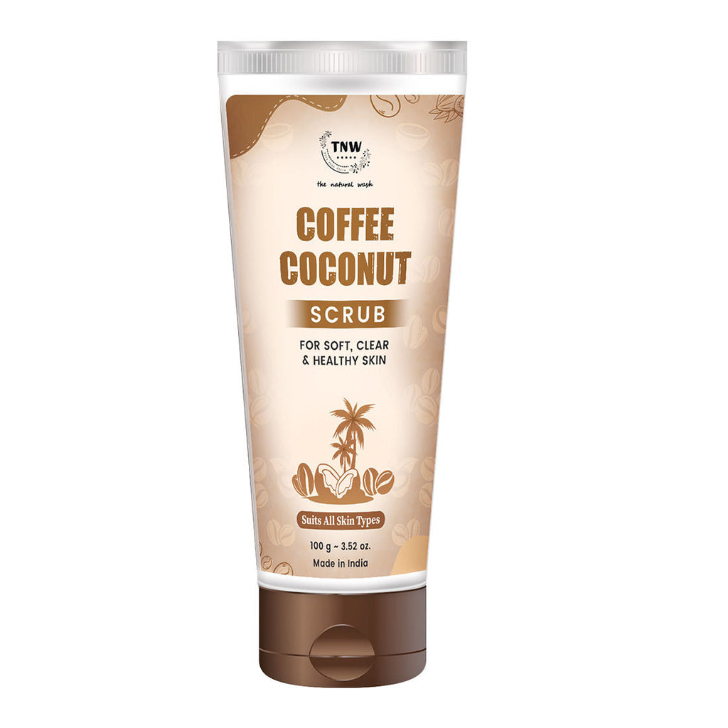 TNW The Natural Wash Deep Exfoliating Coffee & Coconut Face & Body Scrub For Glowing Skin