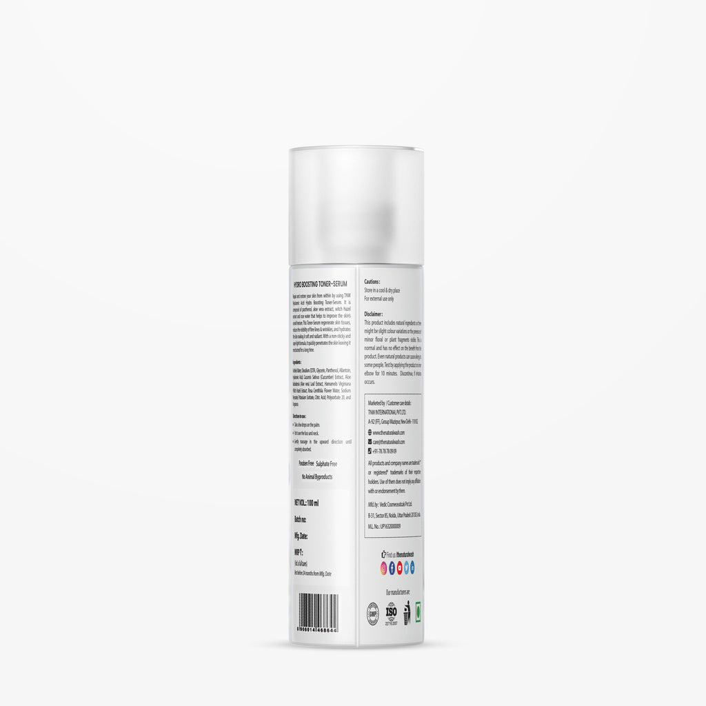 TNW The Natural Wash Hyaluronic Acid Hydro Boosting Face Toner-Serum for Super Hydrated Radiant Skin