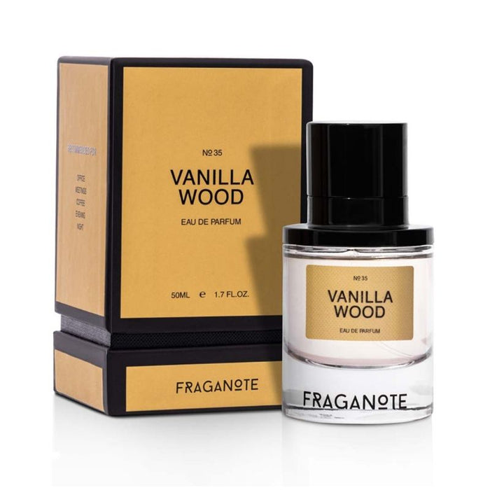 Fraganote Vanilla Wood EDP Premium Long Lasting Unisex Perfume Sweet Vanilla Scent