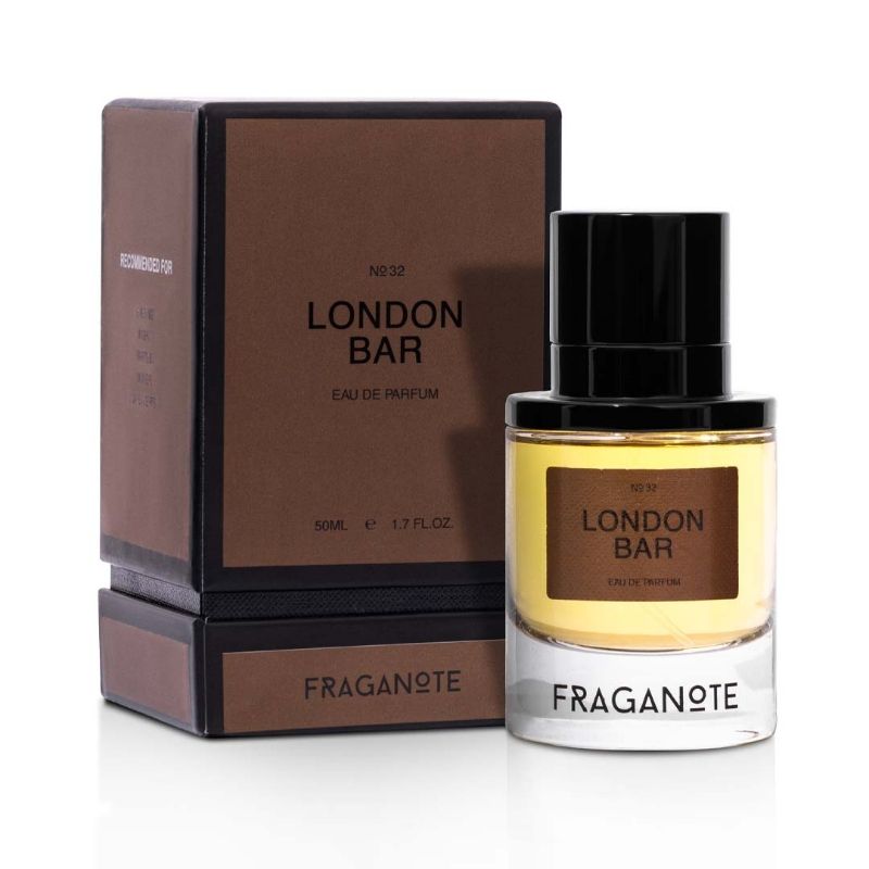 Fraganote London Bar EDP Premium Long Lasting Perfume for Men, Smoky, Spicy & Boozy Scent