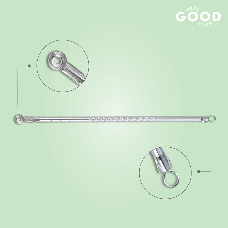Feel Good Club Blackhead Remover With Round Loops For Blemish Extraction & Face Skin Care (1 Pc)