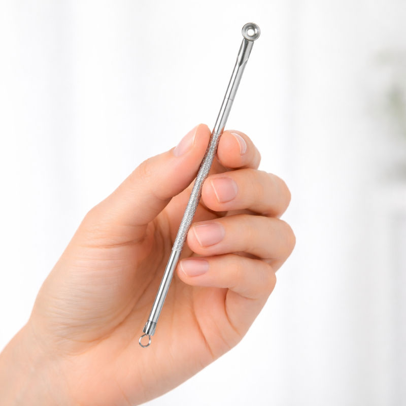 Feel Good Club Blackhead Remover With Round Loops For Blemish Extraction & Face Skin Care (1 Pc)