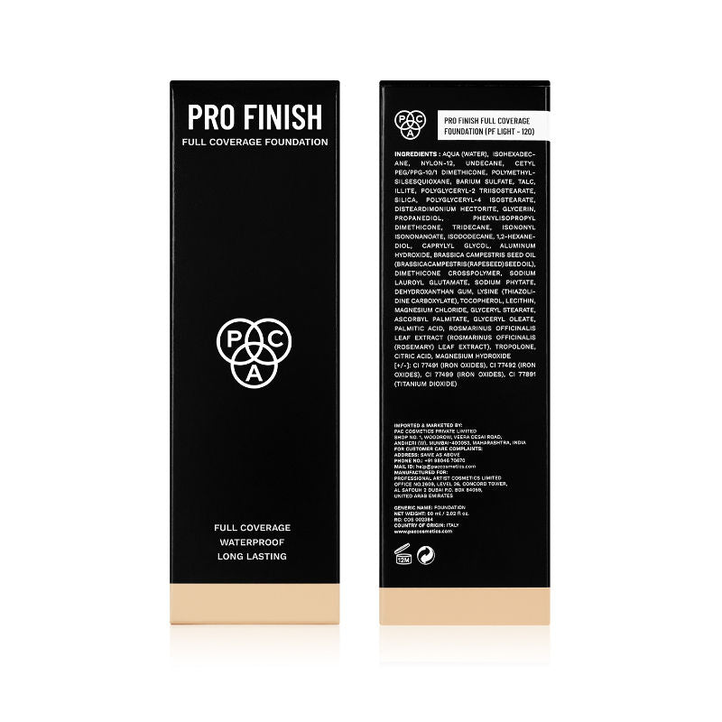 PAC Pro Finish Full Coverage Foundation