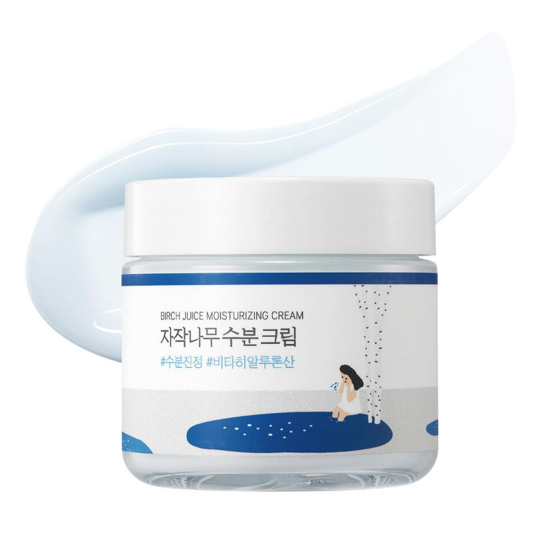 Round Lab Birch Juice Moisturizing Cream, Deep Hydration with Hyaluronic Acid