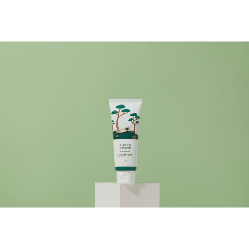 Round Lab Pine Calming Cica Cleanser, Gentle Foam Cleanser for Acne-Prone Skin