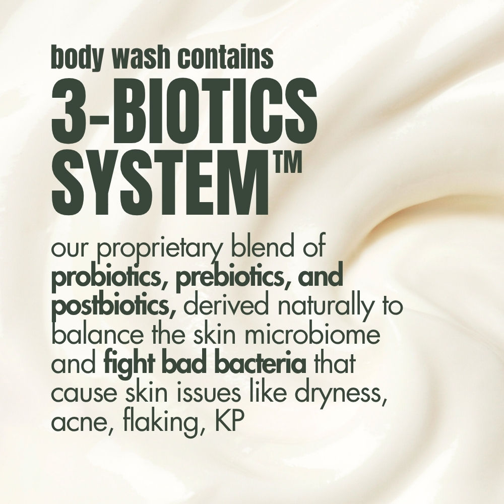 Hibiscus Monkey Probiotics Body Wash, 100% Plant Derived, Sensitive Skin Friendly, pH Balanced