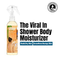 Hibiscus Monkey Velvet Spray Sunflower Orange In-Shower Body Moisturizer, 100% Natural for Dry Skin