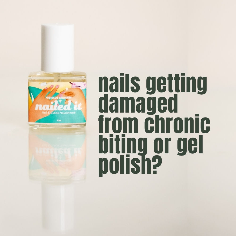 Hibiscus Monkey Nailed It Nail & Cuticle Treatment For Damaged, Brittle & Thin Nails