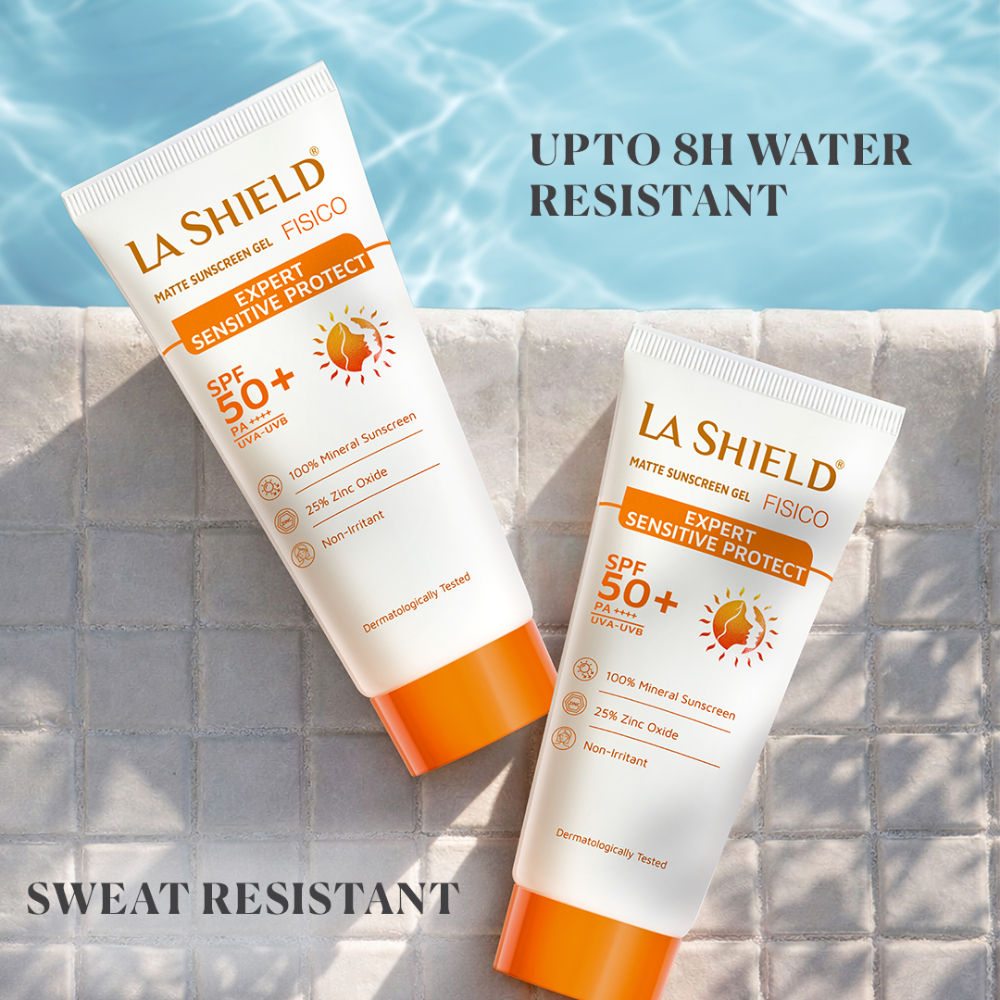 La Shield Fisico SPF 50+ PA+++ Mineral Sunscreen No Chemical Filter For Sensitive Skin