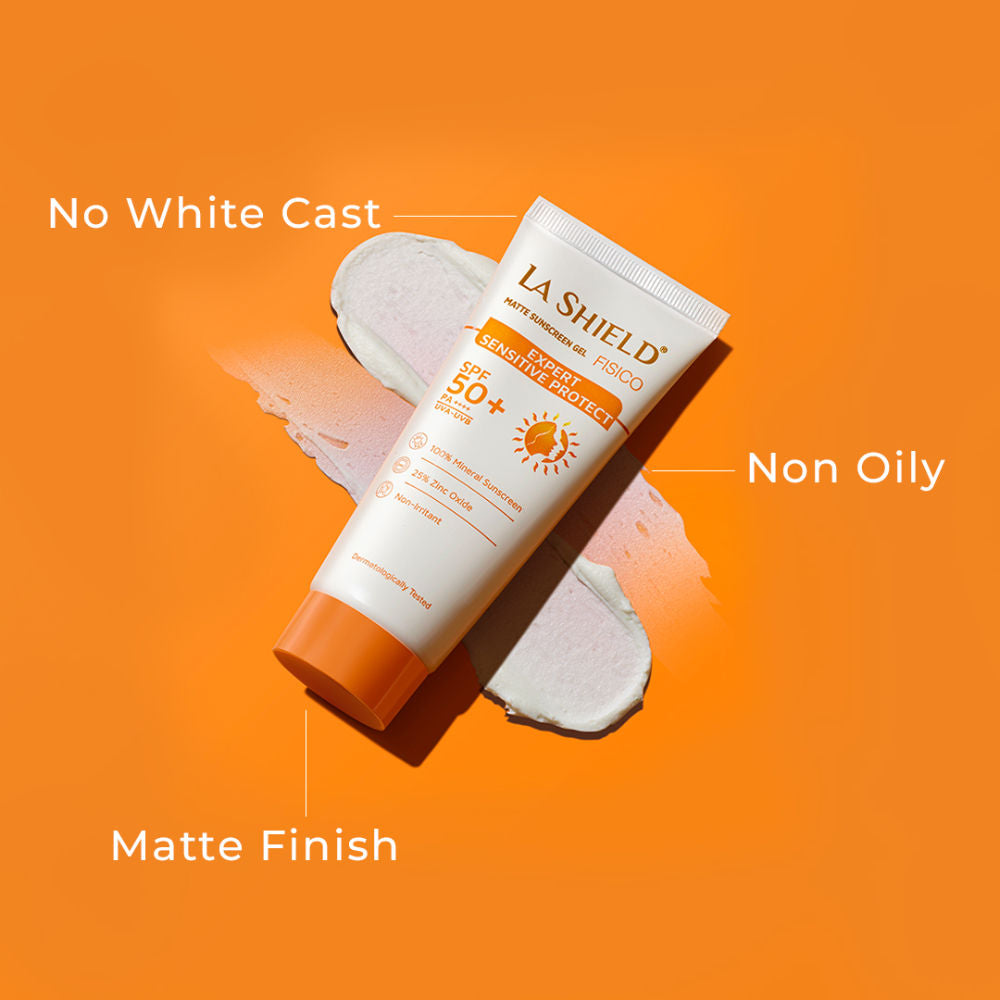 La Shield Fisico SPF 50+ PA+++ Mineral Sunscreen No Chemical Filter For Sensitive Skin