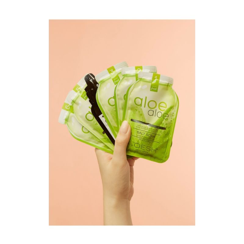 VOESH Luxurious Pedicure In A Box (Ultimate 6 Step) - Aloe Aloe