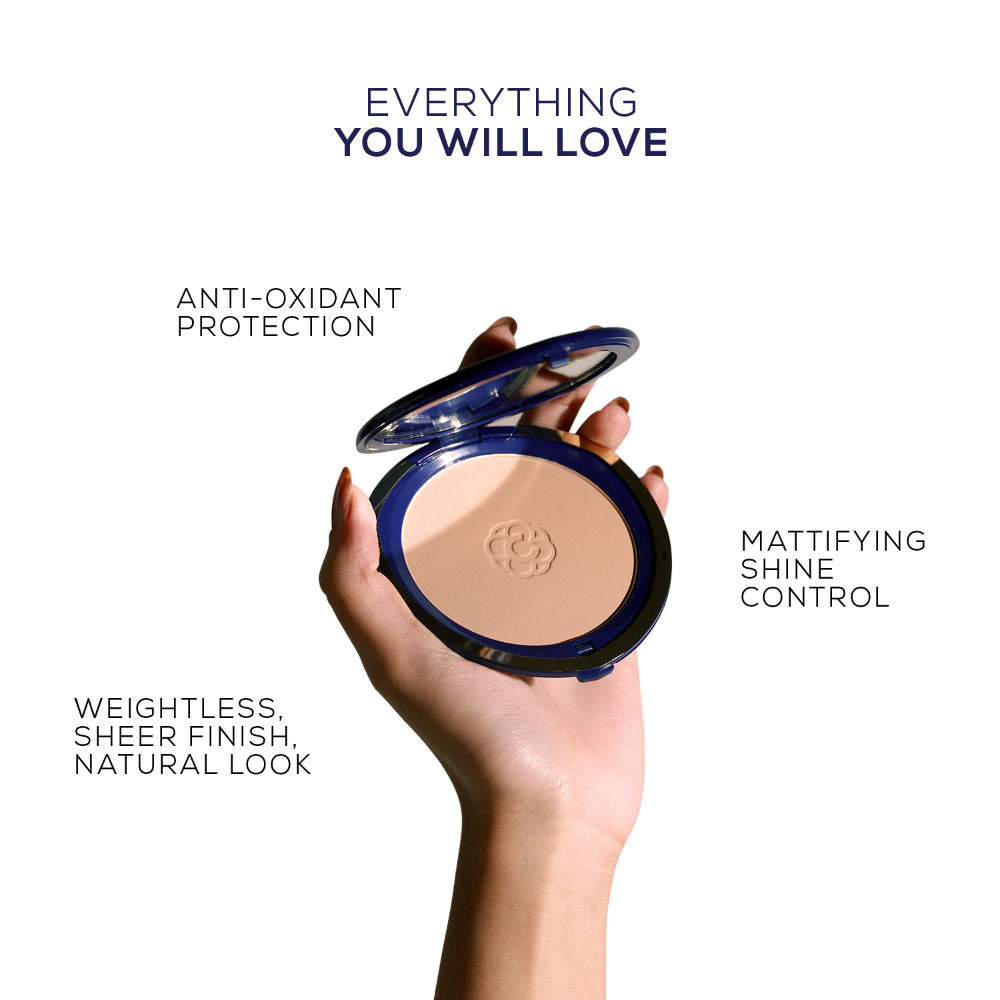 Chambor My Match Silver Shadow compact Powder, Sheer Finish, Ocher, 16g