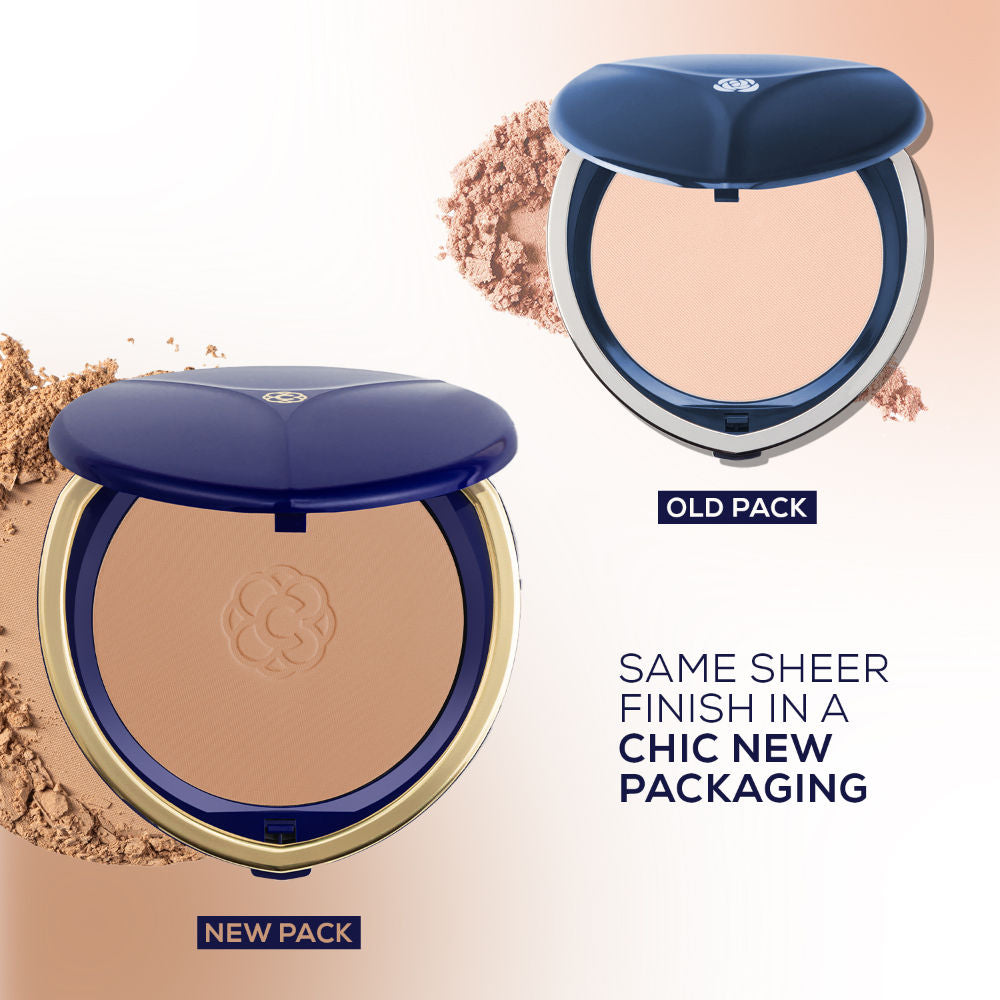Chambor My Match Silver Shadow compact Powder, Sheer Finish, Ocher, 16g