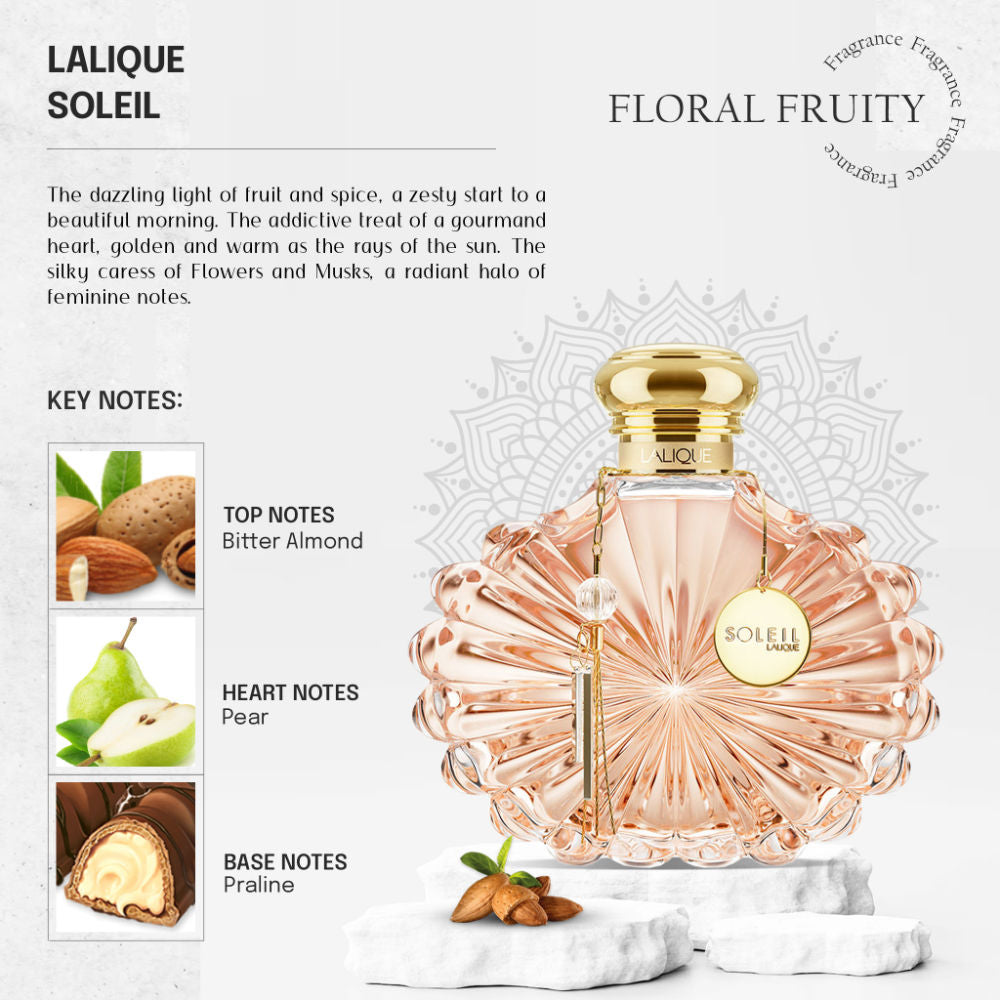 Lalique Soleil Set (Eau de Parfum + Body Lotion) For Her