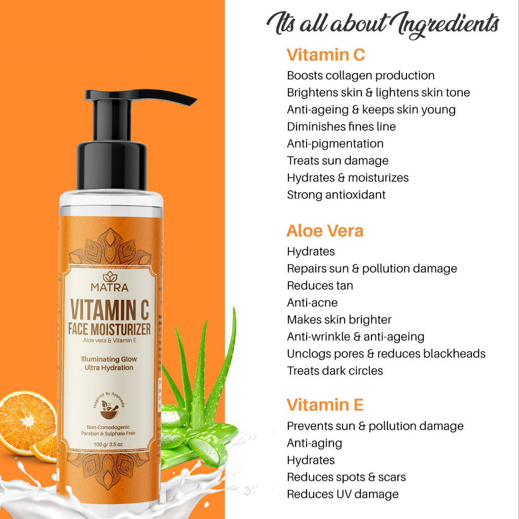 Matra Vitamin C Moisturizer with Aloe Vera & Vitamin E