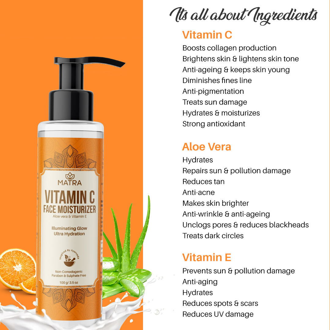 Matra Vitamin C Moisturizer with Aloe Vera & Vitamin E