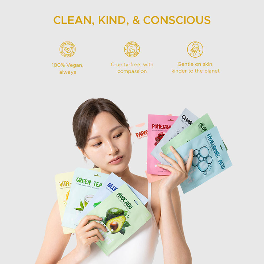 yuri woori Vita-C Marine Collagen Brightening Sheet Mask