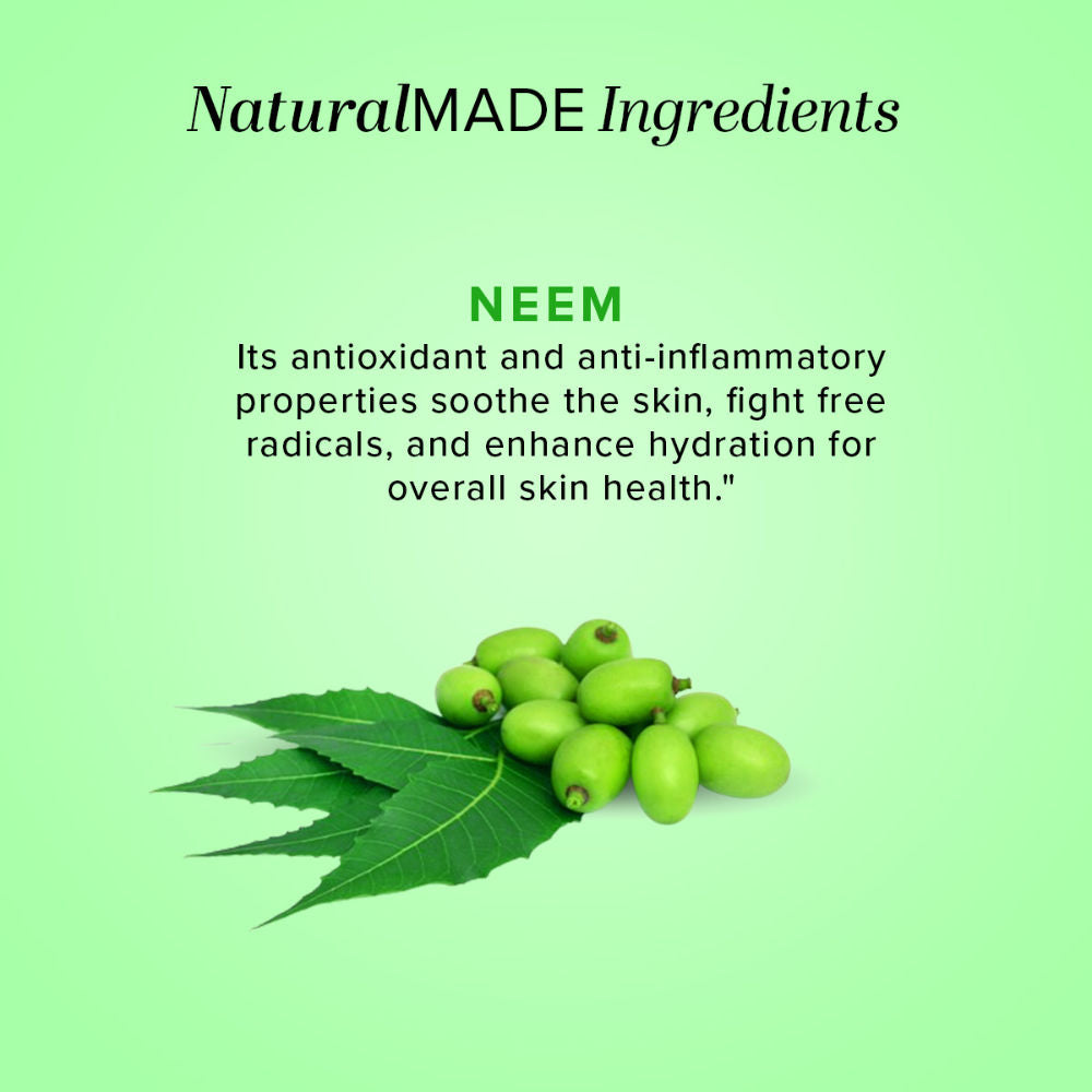 Khadi Natural Neem Face Wash to Cleanse, Soothe & Clarify Skin