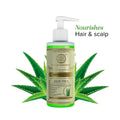 Khadi Natural Aloe Vera Gel with Dispenser for Breakouts, Itchy Skin and Hair Nourishment