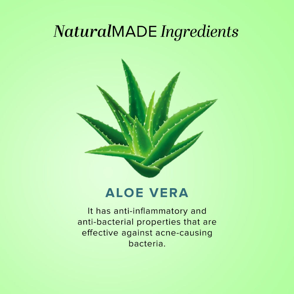 Khadi Natural Aloe Vera Gel with Dispenser for Breakouts, Itchy Skin and Hair Nourishment