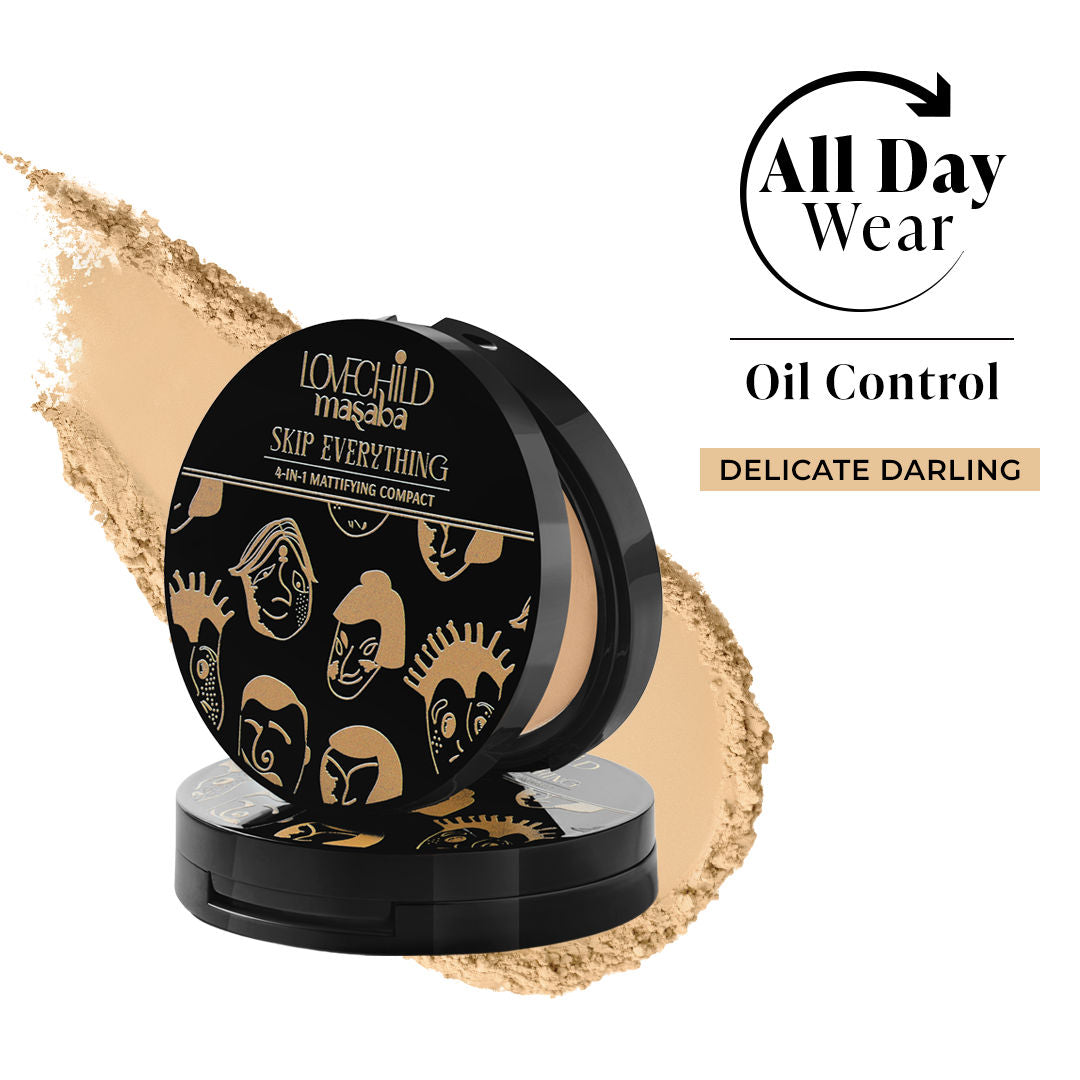 LoveChild Masaba Skip Everything Mattifying Compact