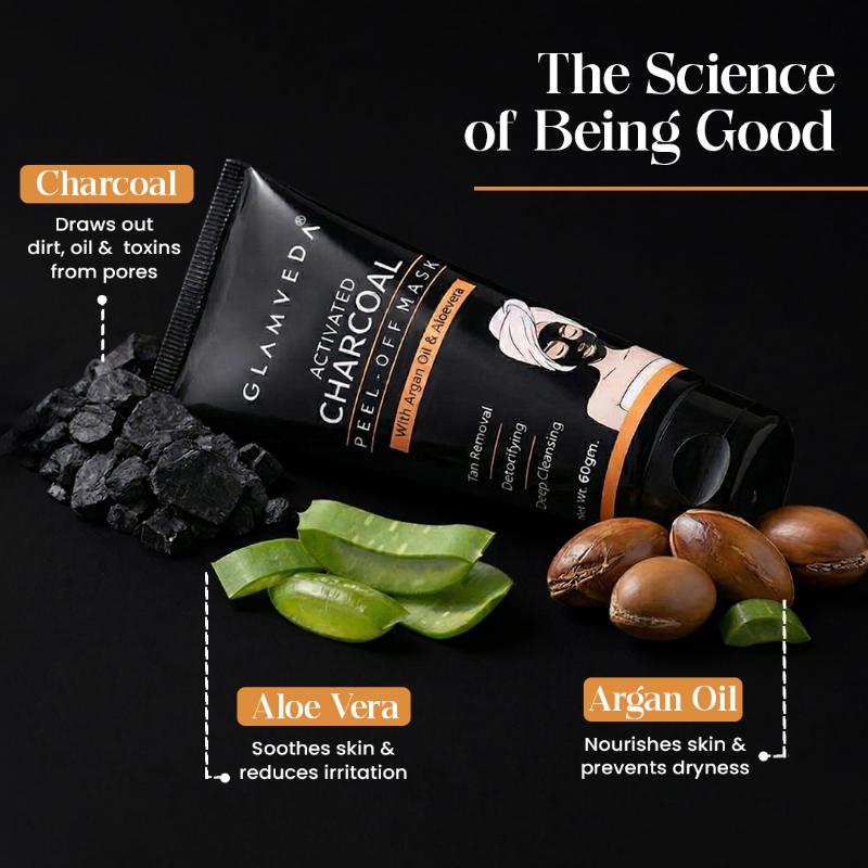 Glamveda Activated Charcoal Peel Off Mask