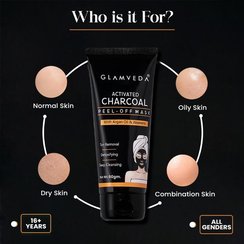 Glamveda Activated Charcoal Peel Off Mask