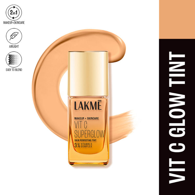 Lakme Vitamin C Superglow Skin Perfecting Tint with 3% Vit C