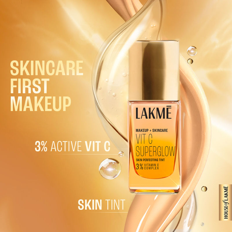 Lakme Vitamin C Superglow Skin Perfecting Tint with 3% Vit C